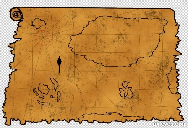 Creation of Treasure map: Step 14