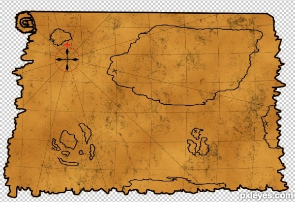 Creation of Treasure map: Step 15