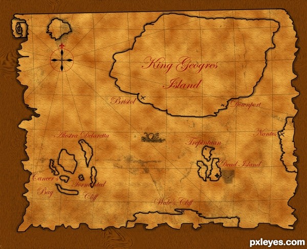 Creation of Treasure map: Step 17