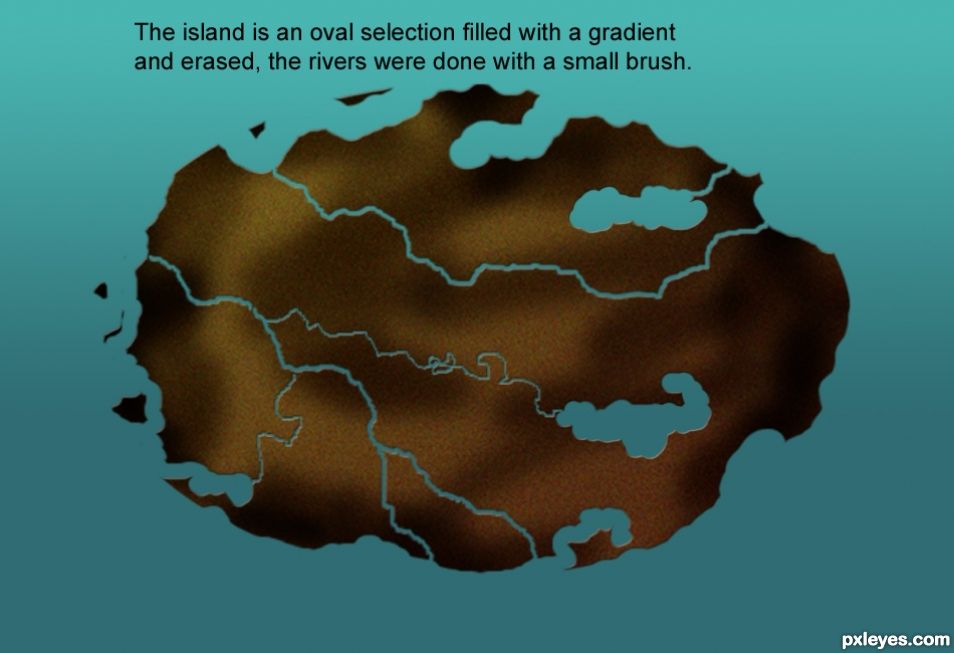 Creation of Treasure Island Map: Step 1