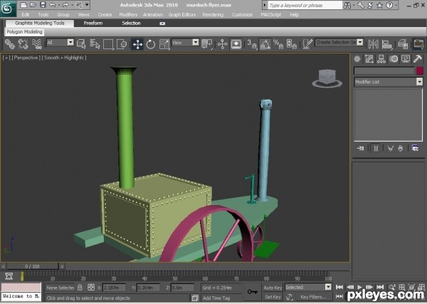 Creation of Murdoch's Steam Carriage: Step 3