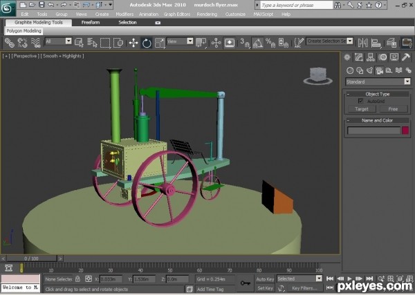 Creation of Murdoch's Steam Carriage: Step 8