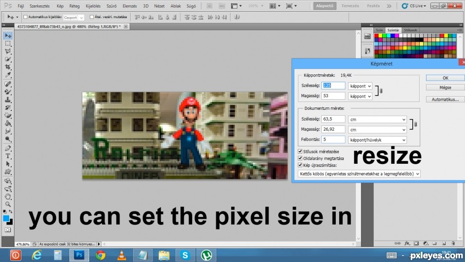 Creation of Mario: Step 6