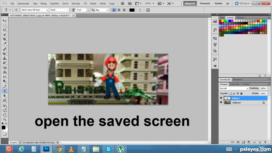 Creation of Mario: Step 8