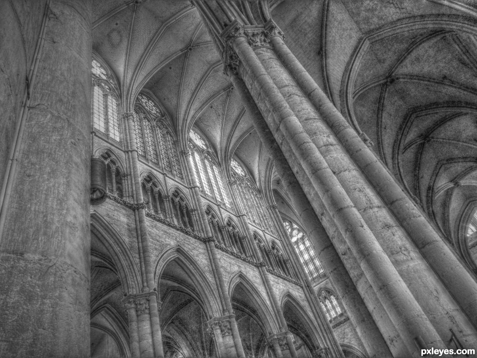 Interior of the Cathedral of Amiens