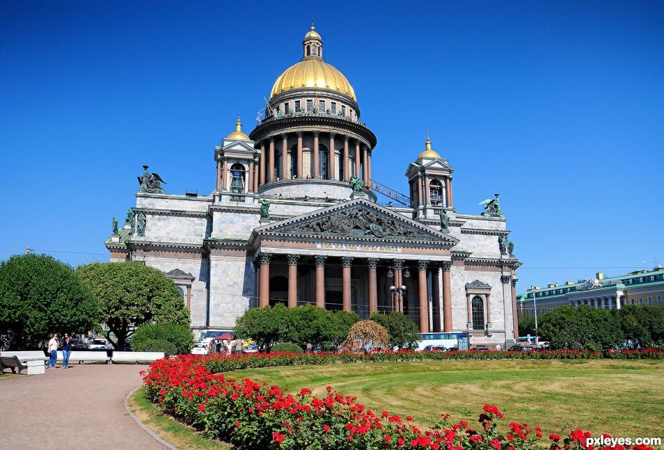 The Saint Isaac Cathedral in Saint Petersburg