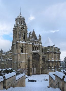 A church in the snow