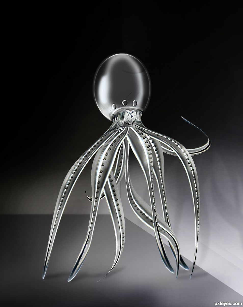 Creation of Glass Medusa: Final Result
