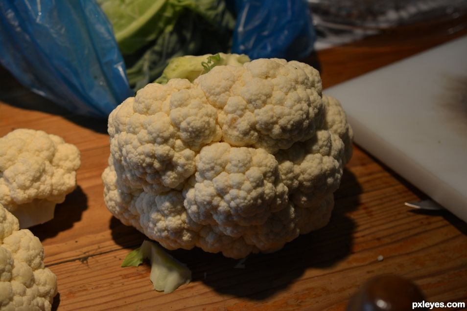 Creation of Planet Cauliflower: Step 2