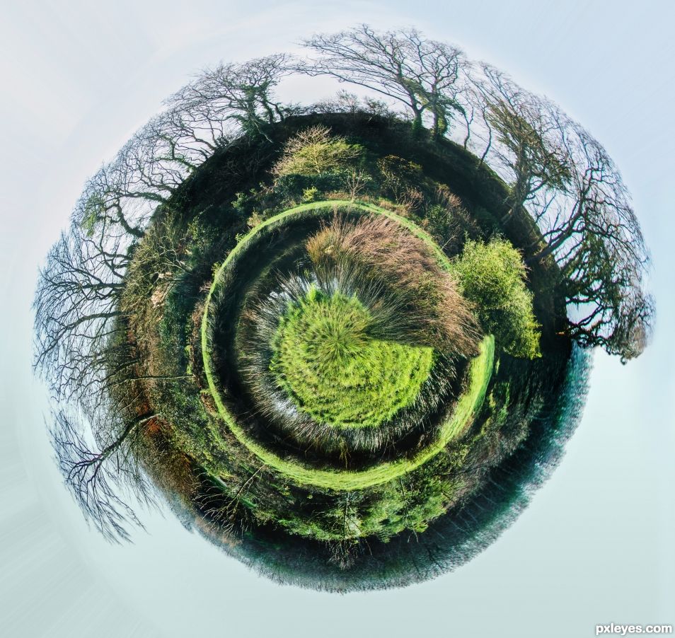 Creation of Little forest planet: Final Result