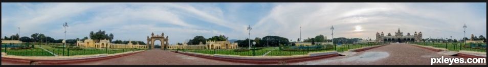Creation of Mysore Palace : Step 1