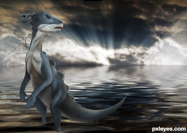 Creation of Creature of the Sea: Step 16