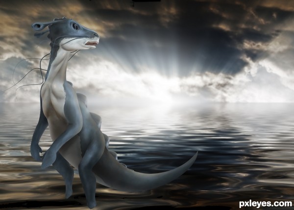 Creation of Creature of the Sea: Step 17