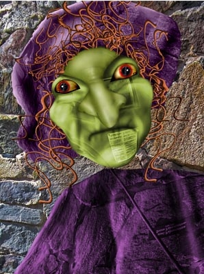 Creation of Green Witch: Step 5