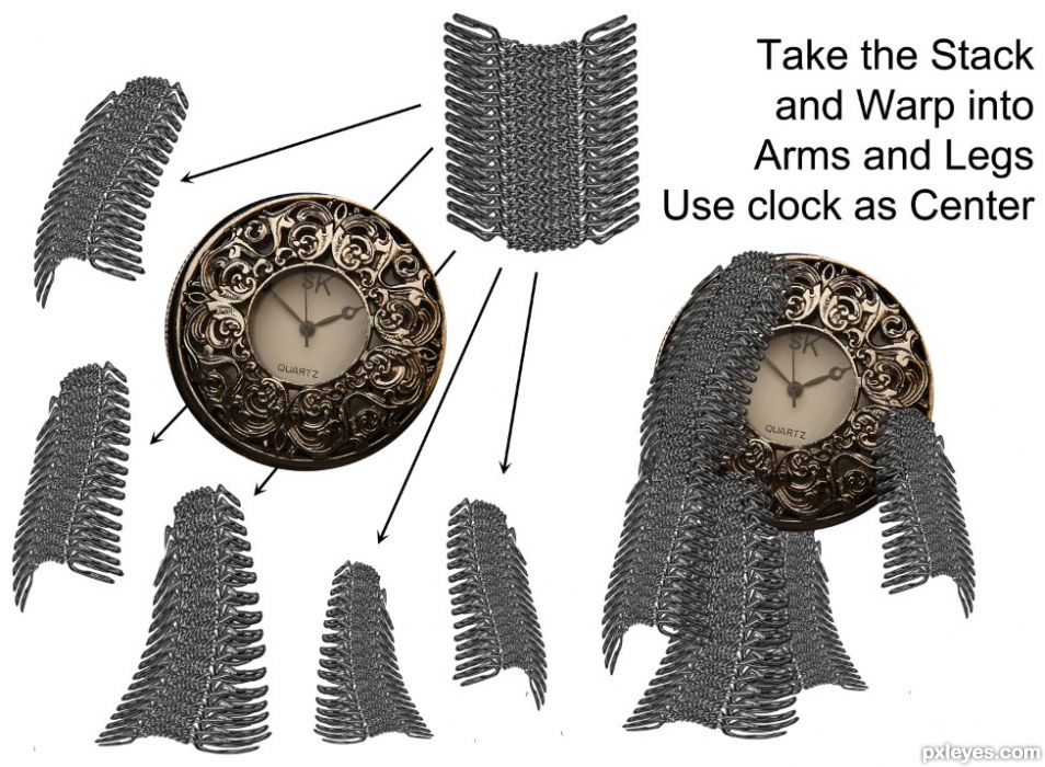 Creation of The Clock Lord: Step 4