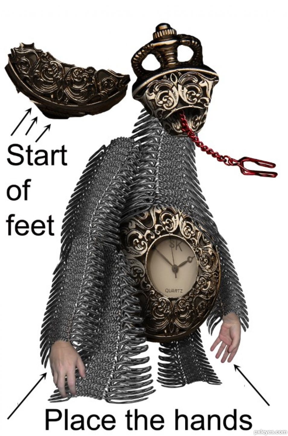 Creation of The Clock Lord: Step 11