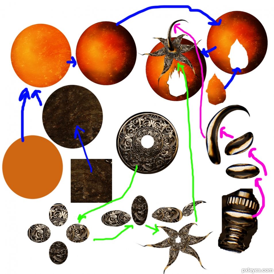 Creation of PRECIOUS FRUIT: Step 3