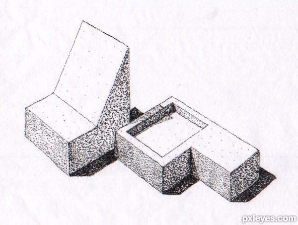 Creation of blocks in dots: Final Result