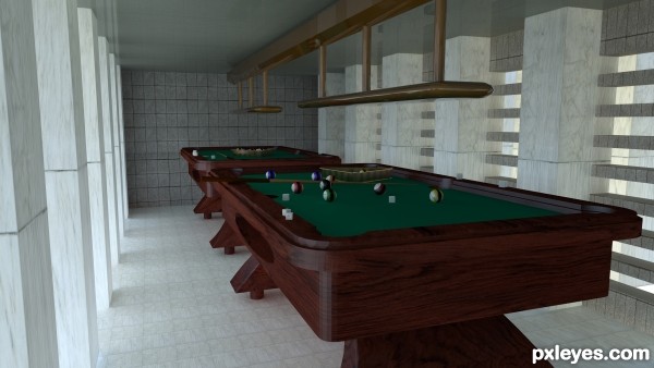 Creation of Interior pooltable: Final Result
