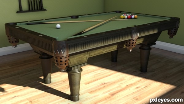 Creation of Pool Table: Final Result