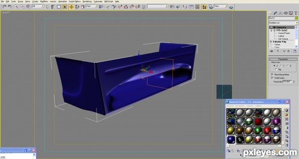 Creation of water pool table: Step 3