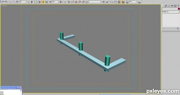 Creation of water pool table: Step 6