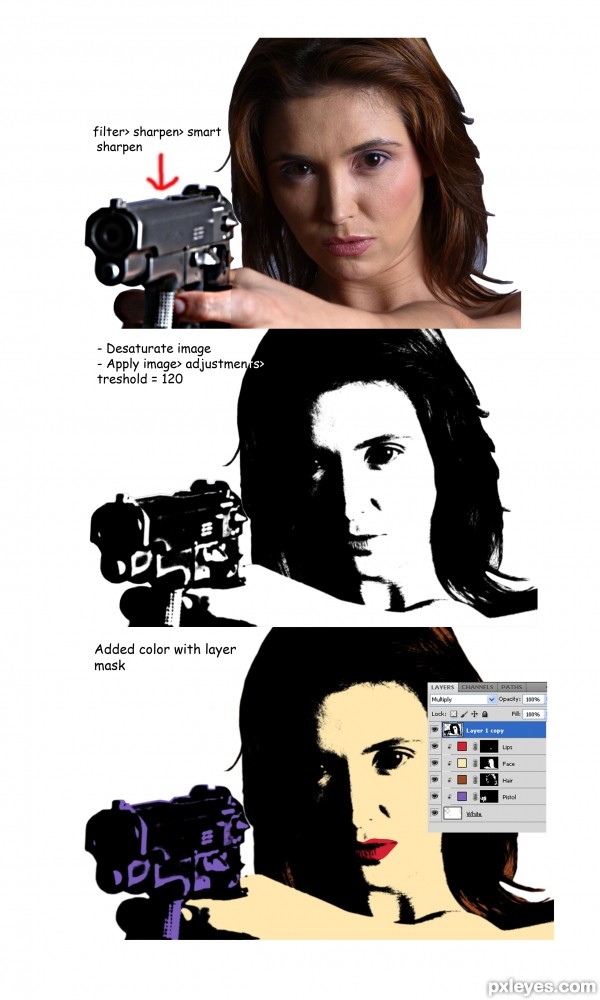 Creation of Bad Girls: Step 1