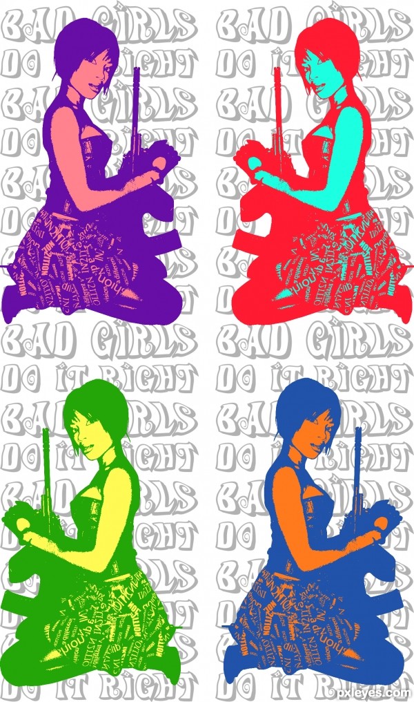Creation of Bad Girls: Step 3
