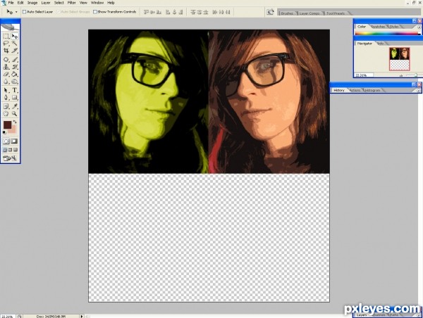Creation of Positively Pop-Ish: Step 3