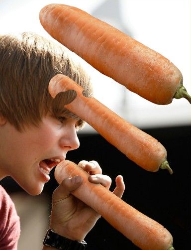 Creation of Singing into a Carrot: Step 3