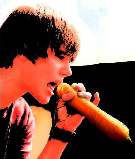 Creation of Singing into a Carrot: Step 5