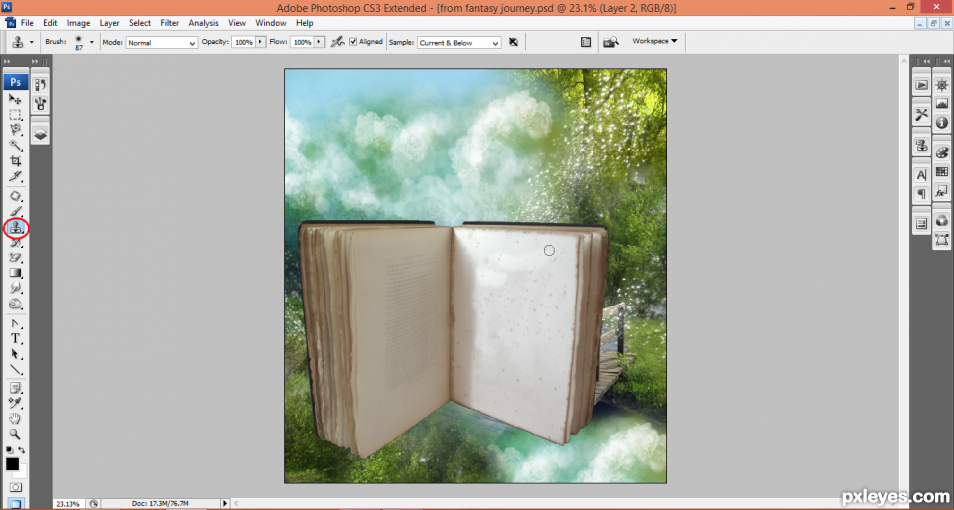 Creation of from fantasy juorney: Step 2