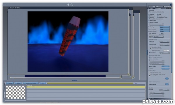Creation of Vampire Popsicle: Step 23