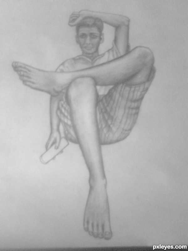Creation of My friend's portrait: Step 4