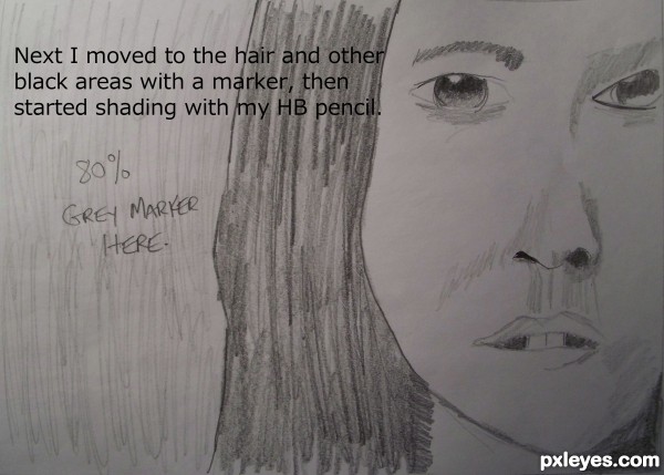 Creation of Megan Fox: Step 3