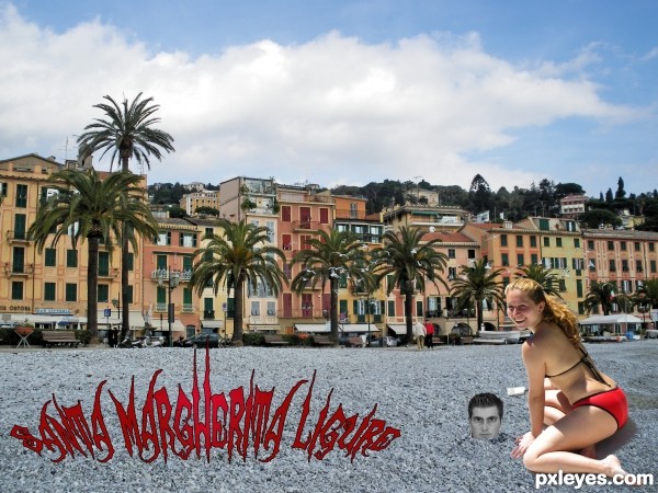 Creation of santa margherita ligure -a joke: Final Result