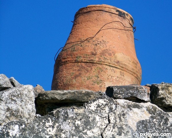 clay chimney pot
