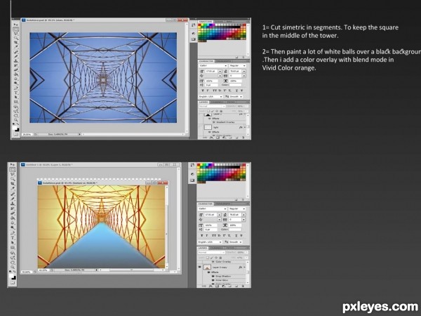 Creation of brige beyonder: Step 1