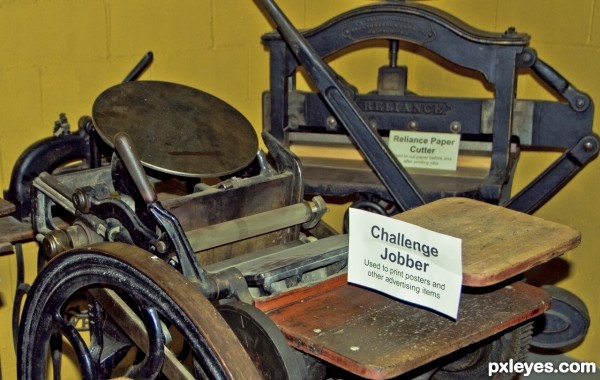 late 1800s printer
