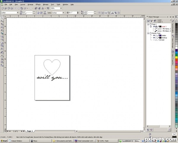 Creation of will you: Step 9