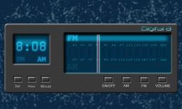 Digital 8 Radio Clock