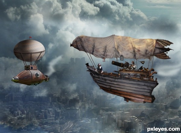 Creation of Above The City: Step 7