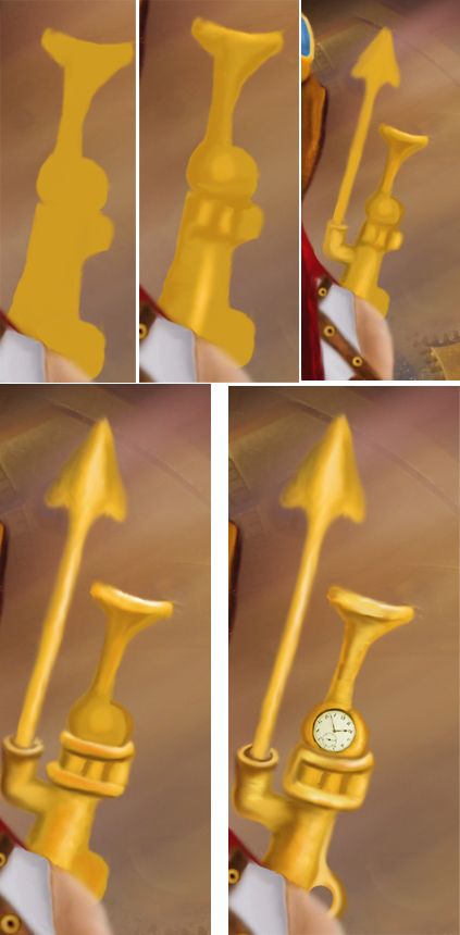 Creation of Fly away: Step 7