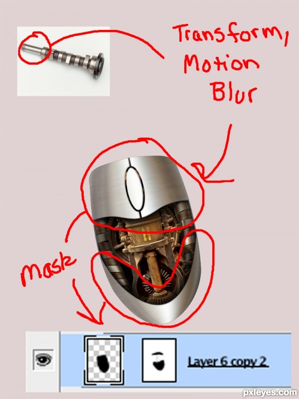 Creation of mouse: Step 2