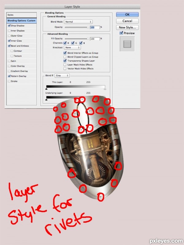 Creation of mouse: Step 5
