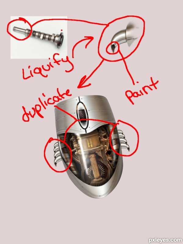 Creation of mouse: Step 6