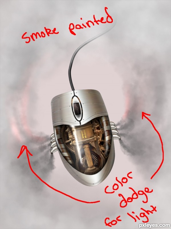 Creation of mouse: Step 8