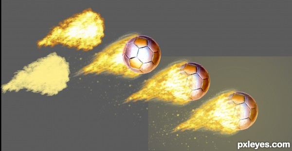 Creation of football: Step 3