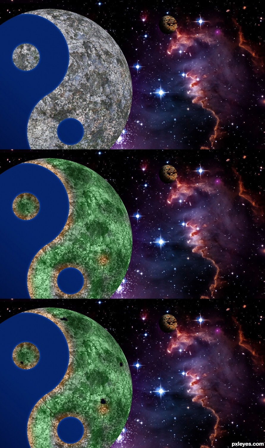 Creation of Yin yang planet: Step 4