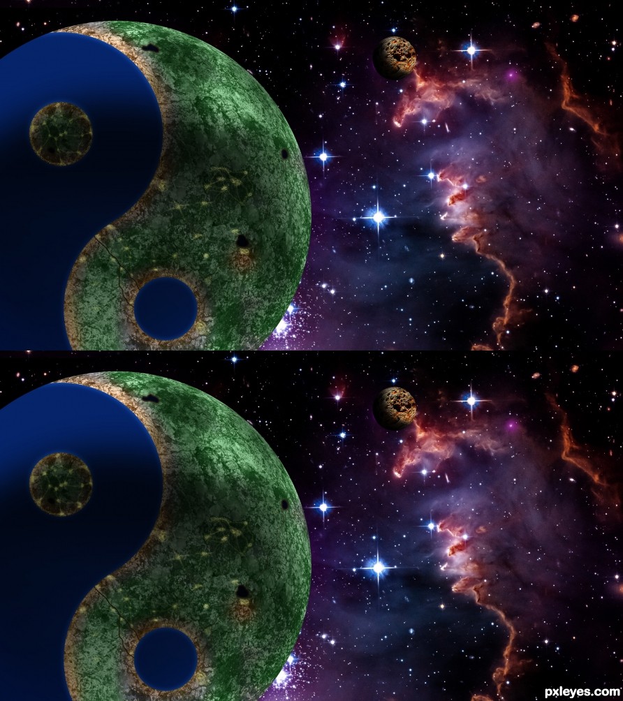 Creation of Yin yang planet: Step 5